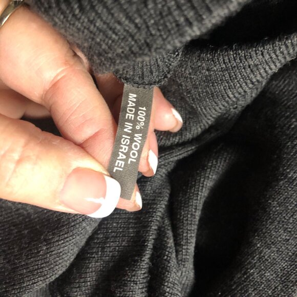 Time Pieces Mock Neck Wool Sweater Mens Size XXL Tall Gray Long Sleeve Y2K - Picture 5 of 7